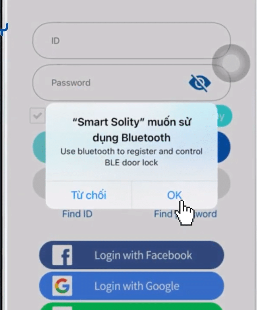 Smart Solity App muốn sử dụng Bluetooth