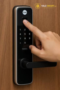 vệ sinh cảm biến vân tay khoá yale